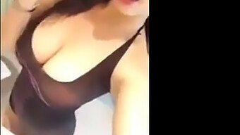 Big Breasted Asian Flaunts Her Body