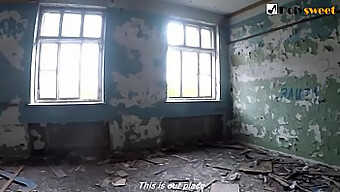 A Student With A Tattoo Gets Fucked And Orally Penetrated In An Abandoned Building