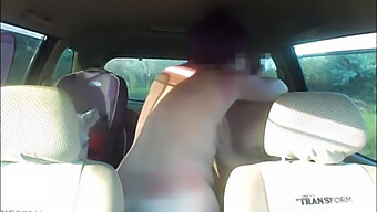 Russian Amateur Gets Fucked In Car