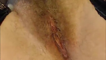 Closeup Of A Blonde'S Hairy Pussy