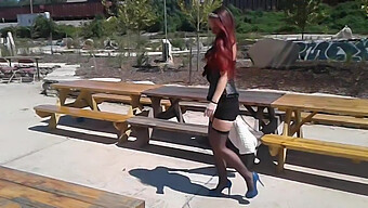 Outside Leisurely Fun With Stockings