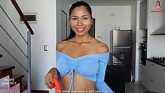 Interracial Petite Teen Fucks Herself With A Vibrator Before Letting Her Partner Finish Her Off