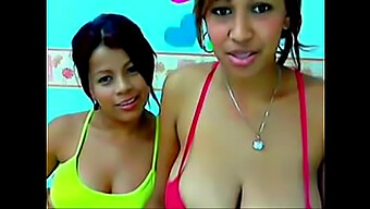 Brace-Filled Brazilian Lesbians Enjoy Each Other In This Cam Video