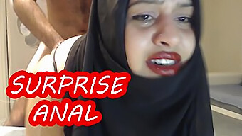 Mature Latin Mom Gets A Painful Anal Pounding From A Married Hijab Woman