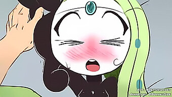 Cartoon Girl Meloetta Takes Her Trainer'S Cock In Pov