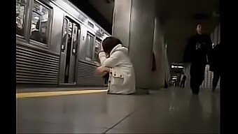 Amorous Encounter On A Train With A Japanese Girl Without Panties