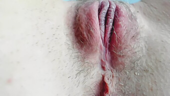 European Teen'S Hairy Pussy Gets Pumped With Vibrator