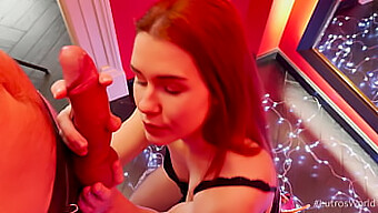 Si Rambut Merah Memberikan Blowjob Pov Dalam Video