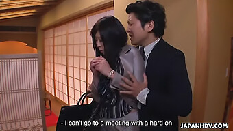 Japanese Secretary'S First Time With Her Boss