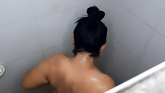 Asian Teen'S Shower Session Caught On Camera