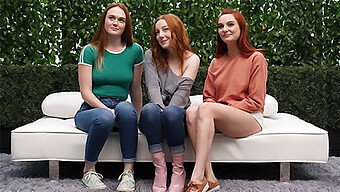 Redhead Lovers Unite: One Guy Gets To Enjoy Three Gorgeous Girls