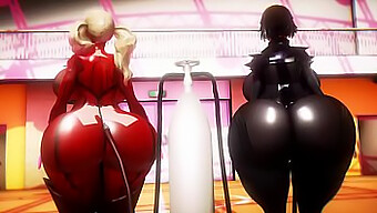 Ann And Makoto Grow To Be Hourglass Shapes In 3d Video